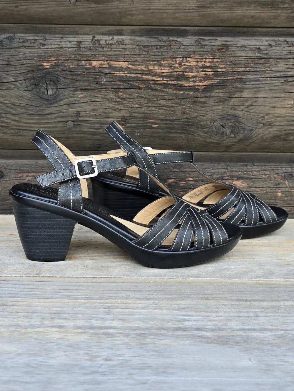 Naturalizer Brunie Y2K Office Siren Revival T-strap N5 Comfort Sandals 8.5M